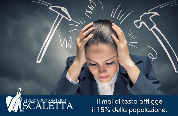 Il mal di testa affligge il 15% della popolazione.